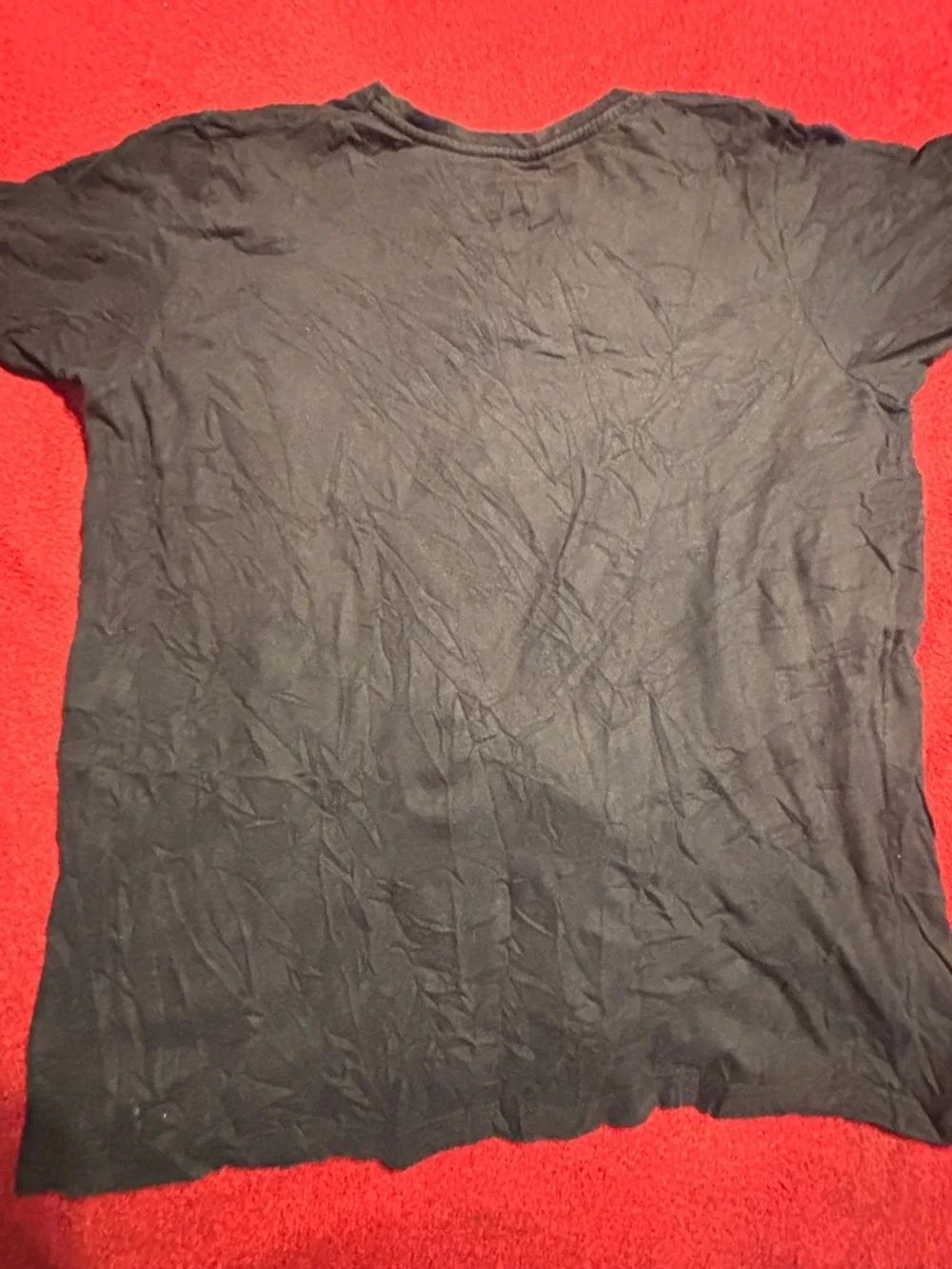 Kiss Black Tee with Red and Yellow Logo Men’s XS or kids